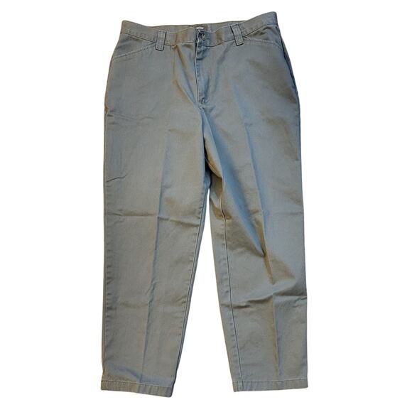 LEE Riders Size 16M Casual High-Rise Olive Chino Jeans Size - Picture 2 of 13